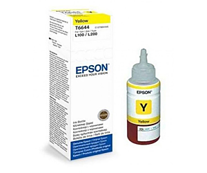 Butelka z tuszem Epson T6644 do L-100/200/210/300/355/550 | 70ml | yellow