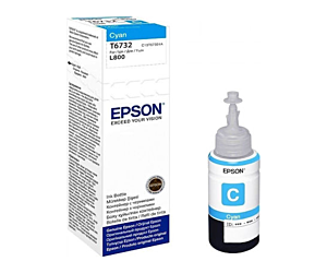 Butelka z tuszem Epson T6732 do L800 , L1800 | 70ml | cyan