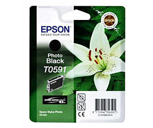Tusz Epson T0591 do Stylus Photo R2400 | 13ml | photo black