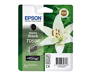 Tusz Epson T0598 do Stylus Photo R2400 | 13ml | matte black