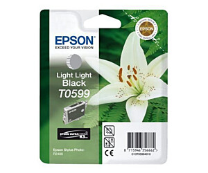 Tusz Epson T0599 do Stylus Photo R2400 | 13ml | light light black