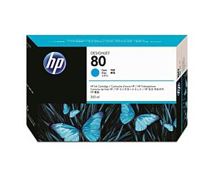 Tusz HP 80 do Designjet 1050/1055 | 350ml | cyan