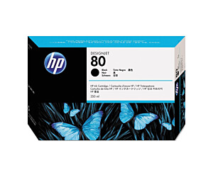 Tusz HP 80 do Designjet 1050/1055 | 350ml | black