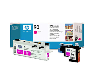 Głowica + głowica czyszcząca HP 90 do Designjet 4000/4020/4500/4520 | magenta