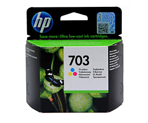 Tusz HP 703 do Deskjet Ink Advantage F730/735 | 250 str. | CMY