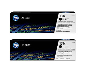 Zestaw dwóch tonerów HP 131X do Color LaserJet M251/M276 | 2 x2 400 str. | black