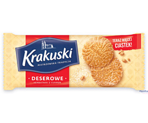 Ciastka BAHLSEN KRAKUSKI DESEROWE z cukrem 200g