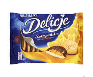Ciastka DELICJE Szampańskie pomarańcza 294g