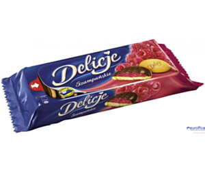 Ciastka DELICJE Szampańskie wiśnia 147g