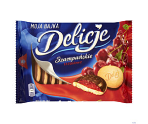 Ciastka DELICJE Szampańskie wiśnia 294g