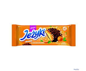 Ciastka JEŻYKI pomarańcza w czekoladzie deserowej 140g
