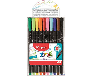 Cienkopis GRAPH PEPS 10szt.etui 749150 MAPED 0.4mm