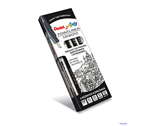 Cienkopis kalibrowany POINTLINER czarny S20P-ST5PL PENTEL