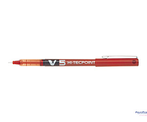 Cienkopis PILOT V5 czerwony PIBX-V5R
