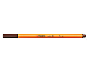 Cienkopis STABILO point 88 0.4mm brąz 88/45