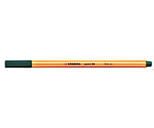 Cienkopis STABILO point 88/6 0.4mm zestaw 6szt. w plastikowym etui