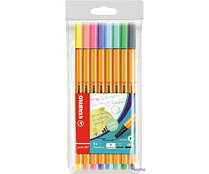Cienkopis STABILO point 88 etui kartonowe 8 szt. (nowe kolory 2021) 88/8-05