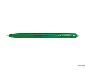 Długopis olejowy automatyczny PILOT SUPER GRIP zielony BPGG-8R-F-GG