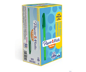 Długopis ze skuwką INKJOY 100 CAP M zielony PAPER MATE S0957150