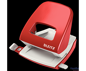 Dziurkacz 5008 LEITZ czerwony 30 kartek duży metalowy 50080025