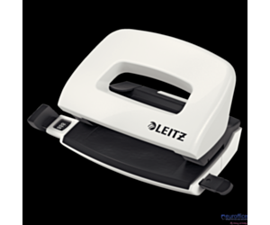 Dziurkacz mini LEITZ WOW metalowy perłowy biały 50601001