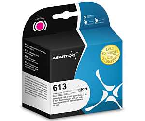 EOL Tusz Asarto do Epson 613 | C13T06134010 | 400 str. | magenta