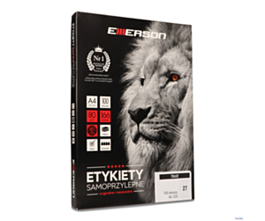 Etykiety A4 70*32mm (100)biała 025 EMERSON