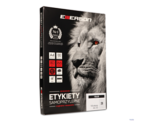 Etykiety A4 20x105mm białe 013 EMERSON
