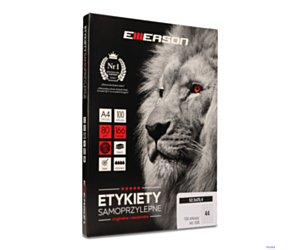 Etykiety A4 52,5x25,4mm białe 038 eta4525x254w EMERSON
