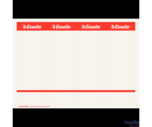 Etykiety do segregatorów 59x192mm(10x4) białe samop. ESSELTE 20822