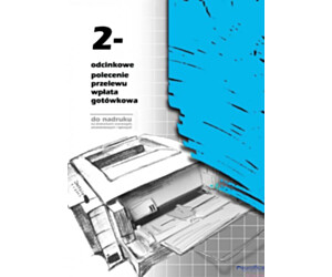F-110-2 2-odcinkowe polecenie przelewu MICHALCZYK&PROKOP A4 100 kartek