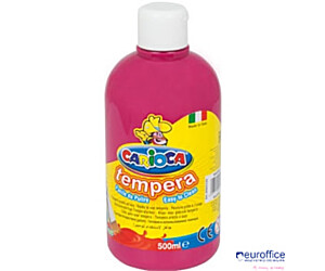Farba tempera 500 ml, różowa ciemna CARIOCA 170-2357