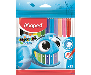 Flamastry COLORPEPS OCEAN 12 kolorów ETUI 845720 MAPED