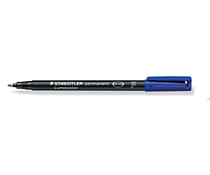 Foliopis permanentny F 318 niebieski STAEDTLER LUMOCOLOR S318-3