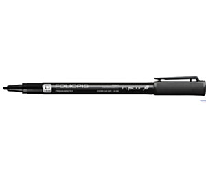 Foliopis permanentny RYSTOR FB-25 czarny 2.5mm 442-000