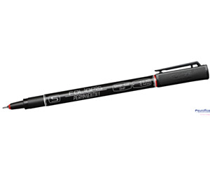Foliopis permanentny RYSTOR FB-25 czerwony 2.5mm 442-001