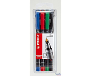 Foliopis STABILO OHPen niezmywalny 0.7mm 4sztuki. w etui 842/4