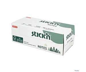 FSC notes samoprzylepny 38x51mm żółty pastel 12 notesów po 100k. Stick’n 21892
