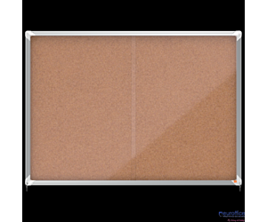 Gablota korkowa Nobo Premium Plus 18xA4 (drzwiczki przesówne) 1902575