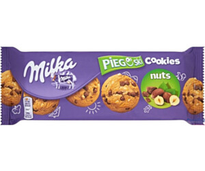 Ciastka MILKA Pieguski 135g Czekolada i orzechy CHOCO COOKIE NUT