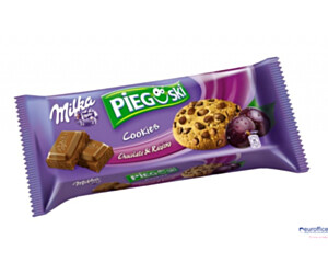 Ciastka MILKA Pieguski 135g Czekolada i rodzynki