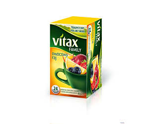 Herbata VITAX FAMILY Owocowy Raj (24 saszetek) 48g bez zawieszki