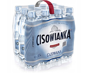 Woda CISOWIANKA 0.5l gazowana zgrzewka 12 szt. KAUCJA