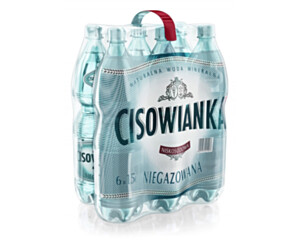 Woda CISOWIANKA 1.5l niegazowana zgrzewka 6 szt. KAUCJA