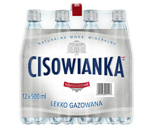 Woda CISOWIANKA 0.5l lekko gazowana zgrzewka 12 szt. KAUCJA