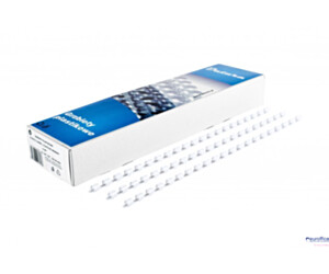 Grzbiet do bindowania DOTTS 19mm (100szt) biały