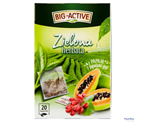 Herbata BIG-ACTIVE PAPAJA-JAG.GOJI zielona 20t