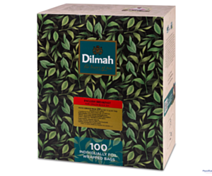 Herbata DILMAH English breakfast 100 kopert x2g czarna z zawieszką