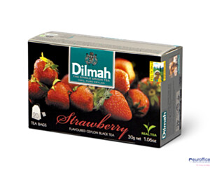 Herbata DILMAH TRUSKAWKA 20t*1,5g czarna