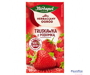 Herbata HERBAPOL HERBACIANY OGRÓD TRUSKAWKA Z POZIOMKĄ 20tb